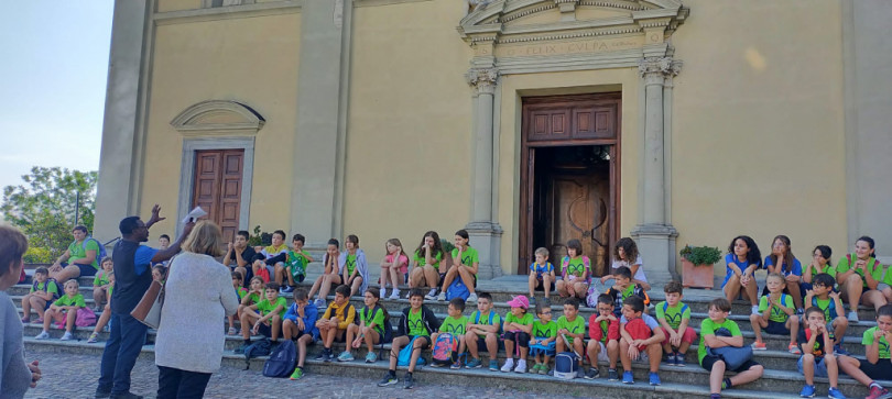 Il centro estivo si è chiuso con la visita alle opere del Caccia